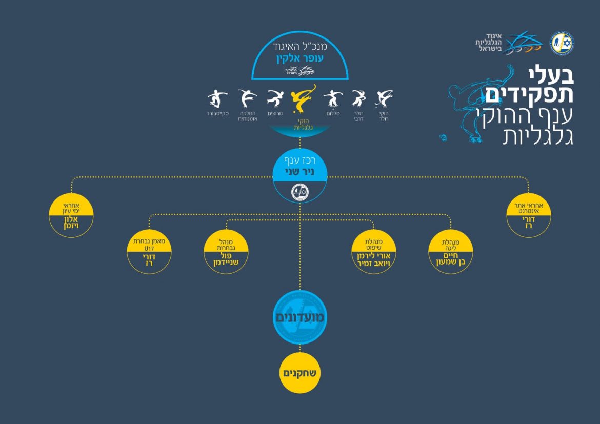 מבנה ארגוני – ענף ההוקי גלגליות